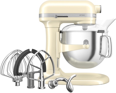 Robot kuchenny KitchenAid Artisan 5KSM70SHXEAC z podnoszoną misą, kremowy