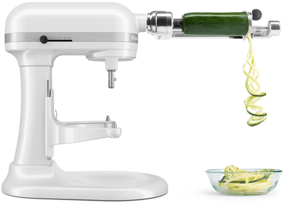 Кухонна машина KitchenAid Heavy Duty 5.2 л 5KSM55SXXEWH з відкидним блоком, Біла