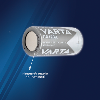 Bateria Varta CR 123A BLI 2 szt. (6205301402)