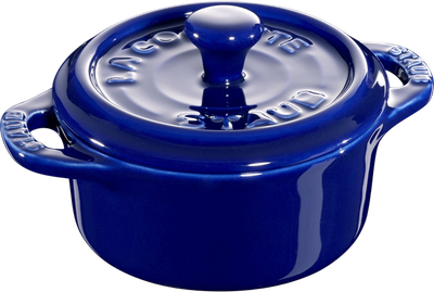 Каструля Staub Mini Cocotte кругла Синя 200 мл (4009839311123)