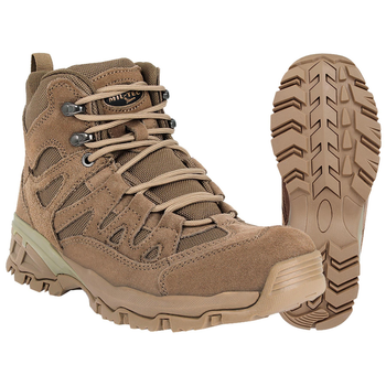 Ботинки тактические MIL-TEC Squad Boots 5 Inch Coyote 41 (265 мм)