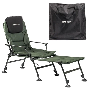 Крісло-ліжко коропове з регульованою спинкою + чохол Ranger Carp SL-112 (RA2251)