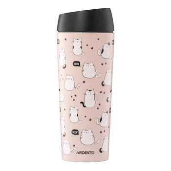 Термокухоль Ardesto Coffee Time Cats 450 мл AR2645FC
