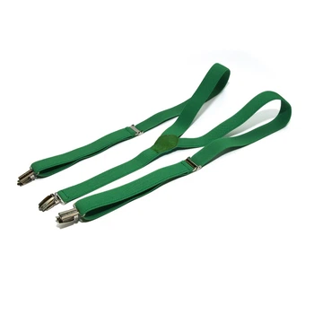 Узкие зеленые подтяжки Gofin 2,5 см PBP-4665