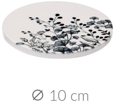 Podkładki pod kubek Secret de Gourmet Floral 10 cm 4 szt (3560232663482)