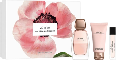 Zestaw damski Narciso Rodriguez All Of Me Woda perfumowana 90 ml + Woda perfumowana 10 ml + Balsam do ciała 50 ml (3423222108397)