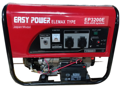 Генератор EASY POWER EP3200E 3,2 кВт 1ф бензин ключ