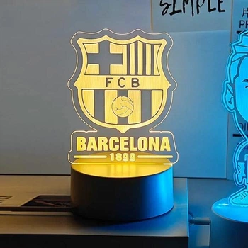 3D ночник Барселона (светильник Barcelona) на USB