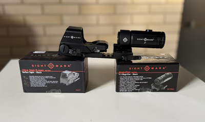 Комплект Коллиматор SightMark Ultra Shot R-Spec + Магнифер Sightmark T-3