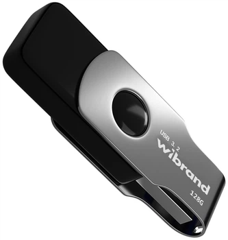 Флеш пам'ять USB Wibrand Lizard 128GB USB 3.2 Gen1 Black (WI3.2/LI128P9B)