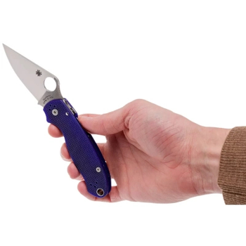 Ніж Spyderco Para 3 G10 S110V Dark Blue (C223GPDBL)