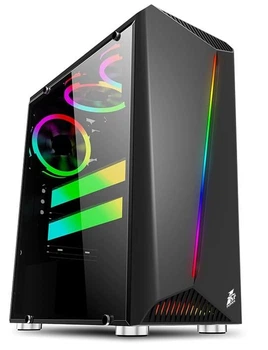 Корпус 1stPlayer R3-3R1 Color LED Black (R3-3R1) Без БП