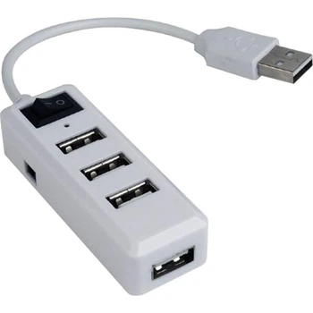 USB-Хаб Gembird USB2.0 UHB-U2P4-21 White 4хUSB2.0 (UHB-U2P4-21)