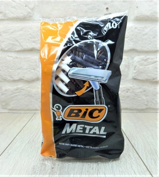 Станки для бритья BIC Metal (10штук)