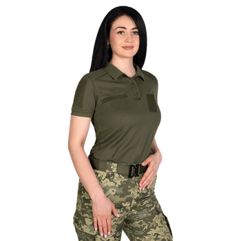 Жіноче поло Pani Army ID LT Оліва (8080), XS