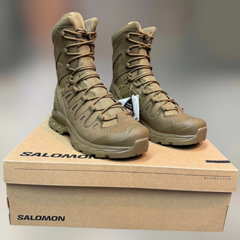 Берці тактичні Salomon QUEST 4D Forces 2 High GTX, р. 46 (11), колір Койот, GoreTex, берці армійські L47234200