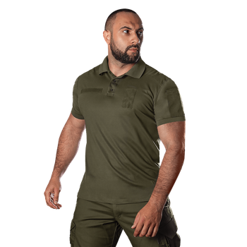 Поло Army ID 2.0 CoolPass Pique LT Олива (8082), XXXXL-Long