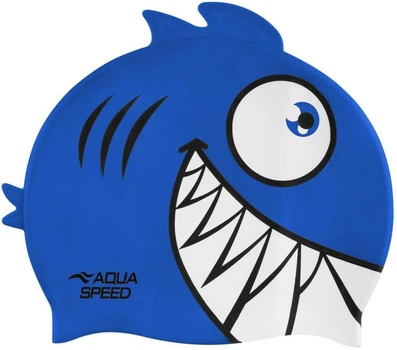 Шапка для плавання Aqua Speed ZOO Pirana Blue JR (246-01)