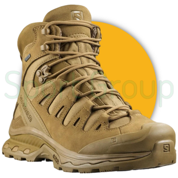 Ботинки тактические Salomon Quest 4D GTX Forces 2 Coyote Brown (Койот) UK 13/EU 48.5