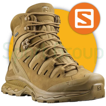 Ботинки тактические Salomon Quest 4D GTX Forces 2 Coyote Brown (Койот) UK 6/EU 39.5