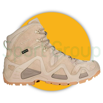 Черевики тактичні Lowa zephyr GTX Mid TF Desert (Бежевий) UK 7.5/EU 41.5