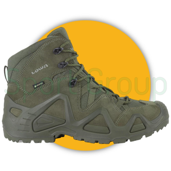 Черевики тактичні Lowa Zephyr GTX mid TF Ranger green (Темно-зеленый) UK 10.5/EU 45