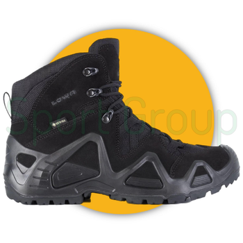 Ботинки тактические Lowa zephyr GTX Mid TF Black (черный) UK 14/EU 49.5