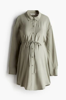 Рубашка H&M 1010725П XS хаки