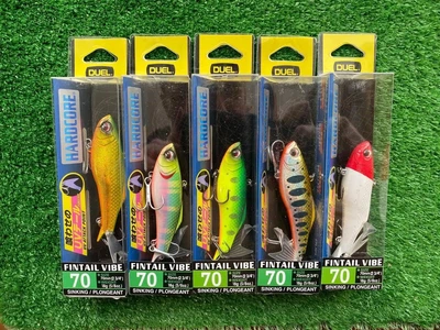 Набір Vib Раттлин ,Hardcore Fintail Vibe S (70 мм\18 г) (5шт)(Fishing) (8206-н4)