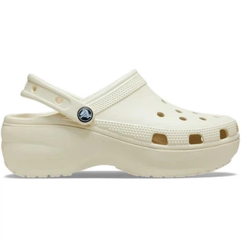 Жіночі крокси Crocs Classic Platform Clog Bone W9-39/40-25см 206750