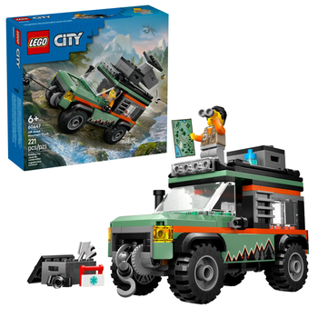 Конструктор LEGO City Гірський позашляховик 4 x 4 221 елемент (60447)