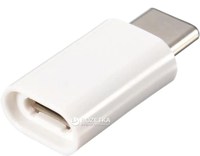 Адаптер Value USB 3.1 Type-C - Micro USB White (S0626)