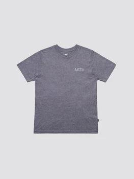 Футболка Alpha Industries Blood Chit Tee Color: Medium Charcoal Heather M