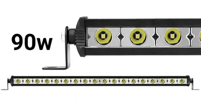 Світлодіодна LED люстра балка на крышу авто 90W пряма дальнє світло