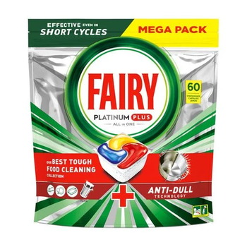 Капсули для посудомийних машин Fairy Platinum Plus 60 шт