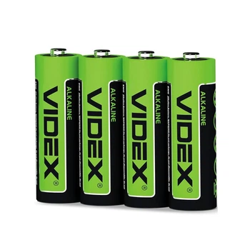 Батарейка лужна Videx LR6/AA 4шт SHRINK