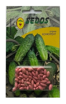 Насіння Огірок Конкурент 25шт, Sedos