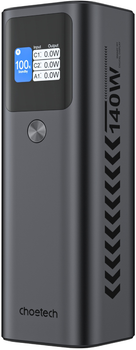 УМБ Choetech 27000mAh PD5.0 140W + QC3.0 22.5W Black (B670-CCGY)