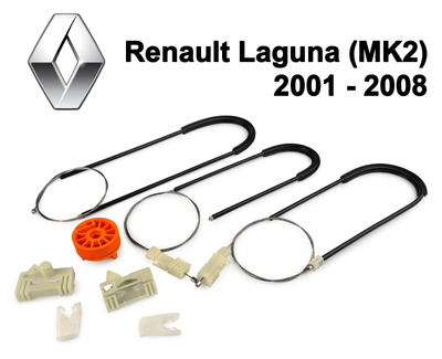 Ремкомплект стеклоподъемника Renault Laguna (MK2) 2001-2008 двери передние левая