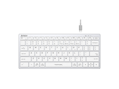 Клавіатура A4Tech Fstyler FBX51C White