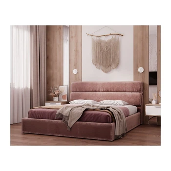 Кровать AtriaDesign Noel-Java VIP с дополнительной металлической цельносварной рамой 140x190 розовый