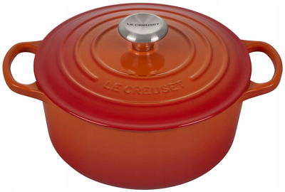 Каструля жаростійка Le Creuset Signature помаранчева 24 см 4.2 л (0024147260769)