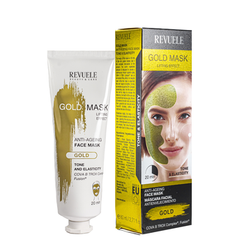 Маска для лица антивозрастная Revuele Gold Face Mask Lifting Effect Anti-Age 80 мл