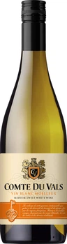 Вино Comte du Vals Blanc Medium Sweet біле напівсолодке 0.75 л 10.5% (3770026797143)