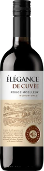 Вино Elegance de Cuvee Rouge Medium Sweet червоне напівсолодке 0.75 л 11.5% (3770026797266)