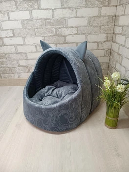 Будинок лежанка для котів та собак Animals_joy Кошик М 46*42 см(121)