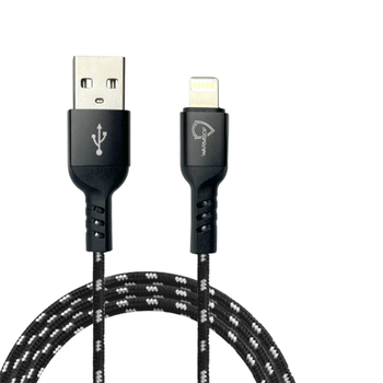 Кабель зарядки телефона USB to Lightning 2 м UWarmSof шнур для зарядки айфона зарядный провод зарядка для планшета для часов Черный