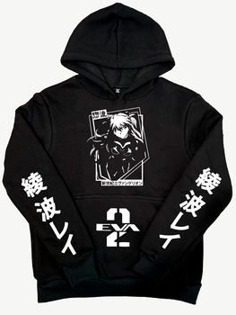Худі аніме "Євангеліон" 2XL Чорна (evahoodie-00-004-2XL)