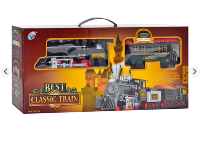 Игрушечная детская железная дорога A-Toys арт YY-125 длина путей 420 см