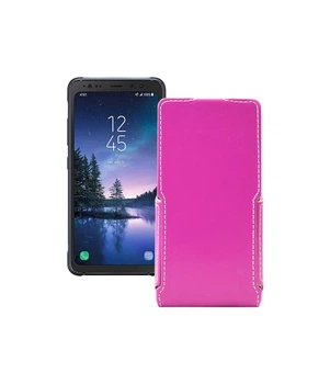 Чохол-флип з екошкіри для телефону Samsung Galaxy S8 Active (S892) Рожевий